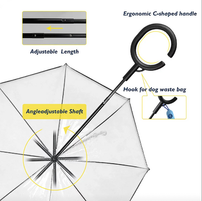 Dog Umbrella with Leash
