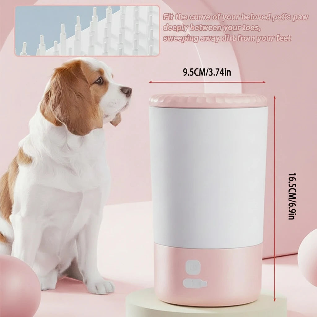 Pet Foot Washing Machine Electric Pet Paw Cleaner Automatic Dog Quick Cleaner Pet Paw Portable Low Noise Waterproof Foot Cup