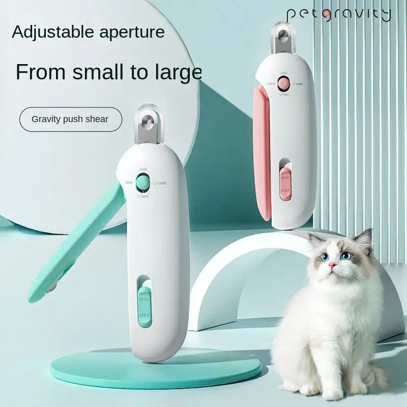 Pet Nail Clippers Professional Grooming Tools Adjustable Hole Pet Nail Trimmer Cat Dog Nail Clippers for Small Large
